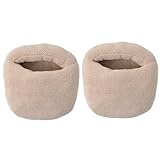 [山善] 電気足温器 【2個セット】 フットウォーマー 蓄熱式 湯たんぽ コードレス 省エネ 足元暖房 ぽかぽか ふわふわ ベージュ YTS-M401(BE)