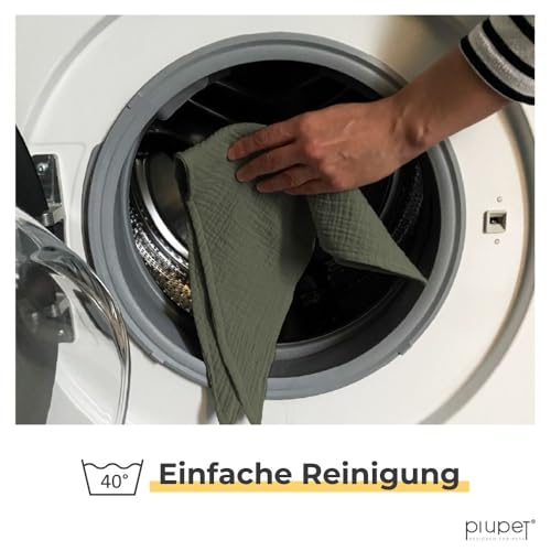 PiuPet® Hundehalstuch I 2er Set Hundehalstücher I Hundehalstuch große Hunde I Halstuch Hund I Stylisches Bandana große & kleine Hunde | Hundebekleidung & Zubehör I Schwarz/Grün | (S) 58x40x40cm