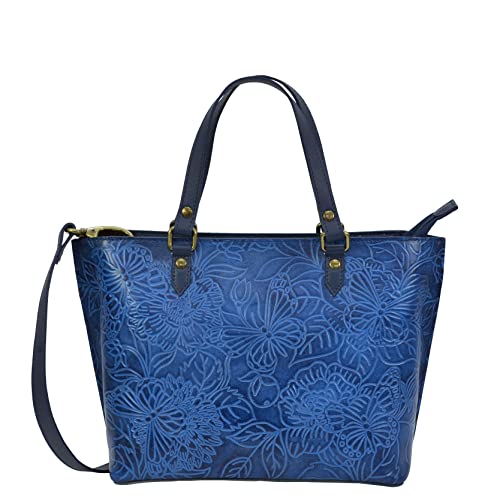 Image of Anuschka Women's Original Hand-Painted Genuine Leather Medium Tote