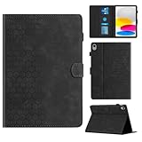 👍Multifonctionnalité: l'étui pour iPad 11th/10th tablette dispose de trois fentes pour cartes et d'une fente transparente pour cartes à l'intérieur, dans la fente pour cartes peuvent être insérées des cartes bancaires, des cartes de crédit, des cartes d'identité, etc. Sur le côté de l'étui se trouve une gaine élastique pour fixer le stylet.