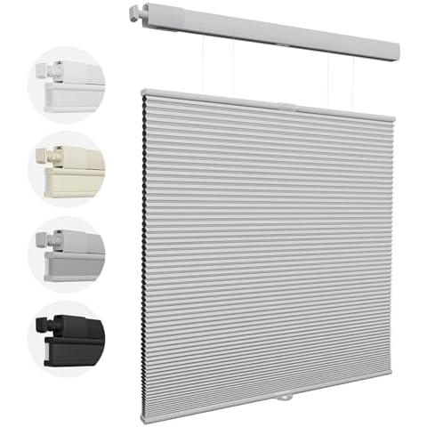 UrMoon No Drill Cellular Window Blinds Cover