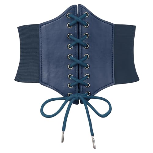Century Star Womens Pirate Renaissance Corset Belt Accessories Lace-Up Waist Belt for Women Halloween Ren Faire Costume