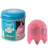 Sauberkugel® Saubergeist – Effektiver Auto Innenraum Reiniger gegen Staub und Schmutz auch in kleinsten Zwischenräumen – wiederverwendbar, antibakteriell und abwaschbar – Made in Germany