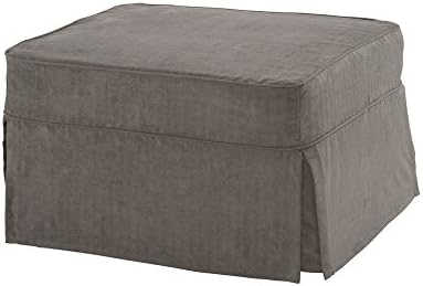 Castro Convertibles® Twin Size Ottoman Bed with Gray slipcover