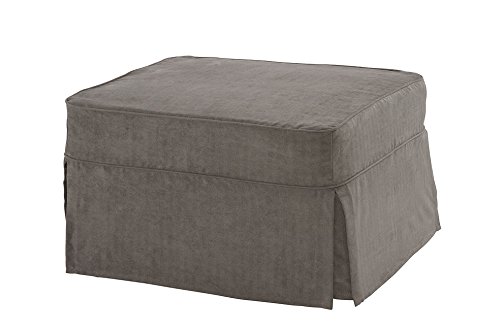 Castro Convertibles® Twin Size Ottoman Bed with Gray slipcover