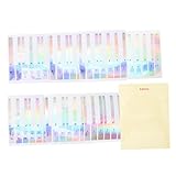 DECOMELODY Klavier Keyboard Aufkleber für Anfänger Langlebige Abnehmbare Klaviertasten Beschriftung Schweißresistente Musikaufkleber für Weiße und Schwarze Tasten Einfache Anwendung für