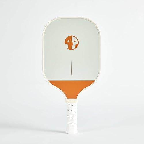 Miniatura 5 de HELIOS Juego de 2 paletas de pickleball para principiantes, incluye paletas de óxido y brumo, fibra de carbono impresa con partículas con núcleo