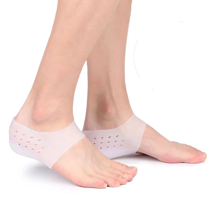 FELOFIX Concealed Footbed Enhancers Invisible Height Increase Soft Silicone Heel Insoles Wearable Heel Cushion Inserts, Breathable Suitable for Men Women (1.3 in/3.5 cm) (B0BSSC5RXM) Amazon Price History, Amazon Price Tracker
