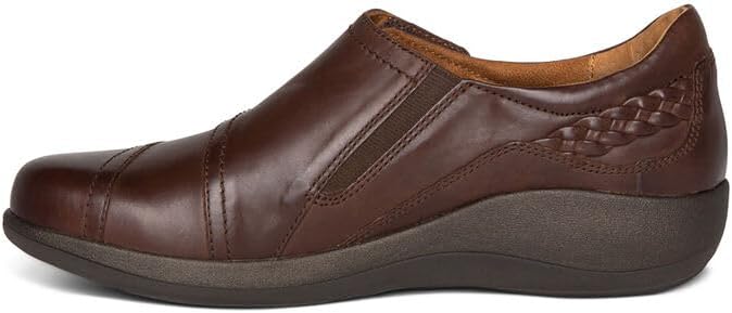 Aetrex Women's Karina Orthopedic Arch Support Monk Strap Shoes Loafers for Women- Leather Slip On Shoes Plantar Fasciitis Shoes Women - Image 2