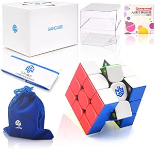 GAN 354 M Speed Cube, Magnetic speed cube 3x3 Puzzle Cube Toy, Educational Toys Gift For Boys Girls Adults