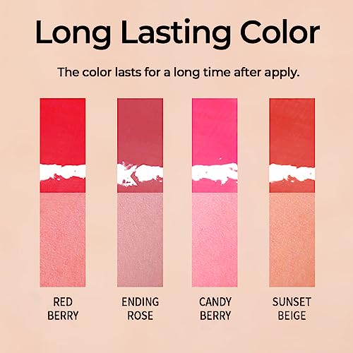 Lovb Lovb Pudding Glow Korean Lip Tint | Long-Lasting Lip Gloss Tint For Glowy, Hydrated Lips | Moisturizing, Non-Sticky Glossy Lip Stain 0.14 Oz (03 Candy Berry) #TOP2