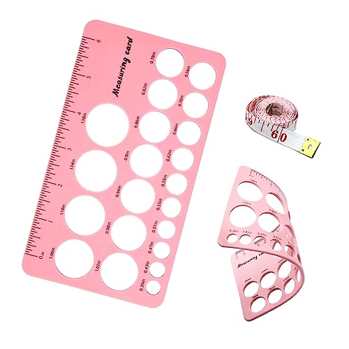 Image of Nipple Ruler for New Mom Gift, Nipple Rulers Flange Sizing Measurement Tool, Silicone & Soft Flange Size Measure for Nipples, Breast Flange Measuring Tool with Inches and MM, Breast Pump Sizing Tool