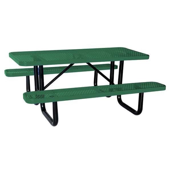 ADA Picnic Table, 96" W x62" D, Green