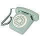 Antiker High Definition Telephone, Schnurgebundener Vintage Festnetz, Europäischer Vintage Festnetzanschluss, Großer Klarer Knopf, für Zuhause, Büro, Dekor