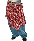 [ウィゴー] チェック ラップ スカート レディース F レッド