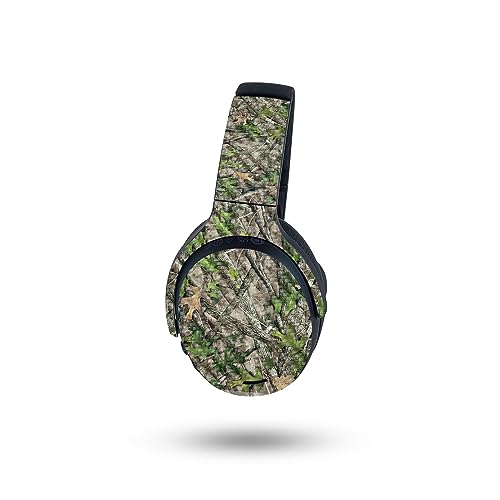 Image of MightySkins Carbon Fiber Skin Compatible with Skullcandy Crusher ANC 2 - HTC Green | Protective, Durable Textured Carbon Fiber Finish | Easy to Apply, Remove, and Change Style