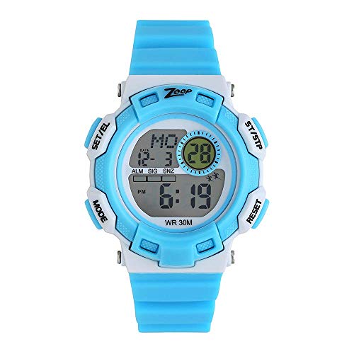 Zoop Kids Digital Watch - 16009PP04_Grey_Free Size, Grey, Free Size, strap, Grey, Free Size, strap