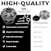 DIY Decor Hub - 10 pcs Antique Silver Gray Ceramic Pumpkin Cabinet Knobs with Solid Metal Core for Cabinets, Drawers, Dressers, Closets #5