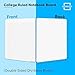 Scribbledo 2 Pack Dry Erase Notebook College Ruled Lined Board 9