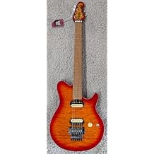 Sterling By Music Man Axis Quilted Maple Electric Guitar - Lava Burst