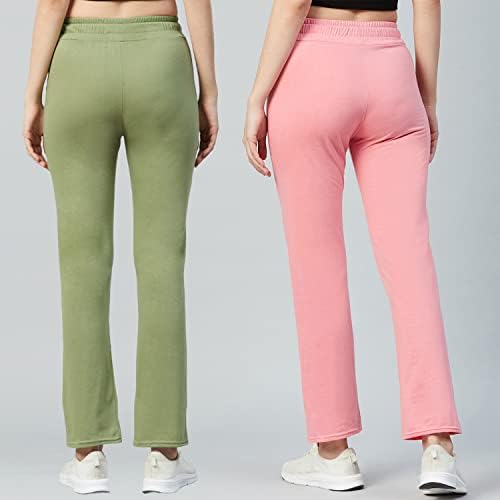 BLINKIN Women's Cotton RelaxFit Pajama Combo (Pack of 2)