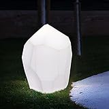 💡 【Diseño de Moda】 Gran diseño de adoquines con cuerpo hueco, es posible dejar la lámpara solar sobre el césped. Perfectamente para su jardín, césped, patio, piscina, macizo de flores, etc.