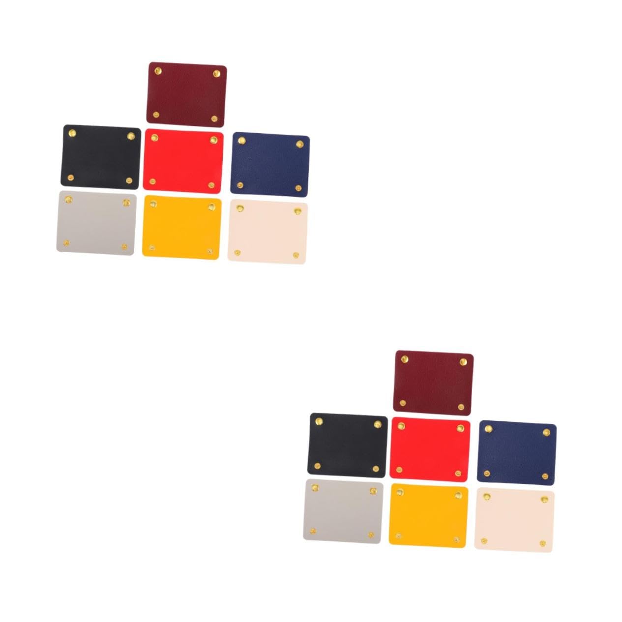 Tofficu 2 Sätze Teiliges Ledergriffschutzset Für Koffer Handgriffabdeckung Gepäckgriff Pu Leder Multifunktional Passend Für Reisetaschen Handtaschen Erhältlich 7 Stück * 2