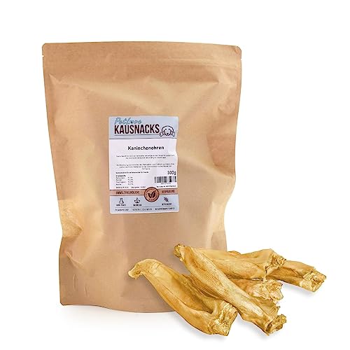 Getrocknete Kaninchenohren Mit Fell 1kg - Natürliche Hundesnacks Von Wuffsnacks