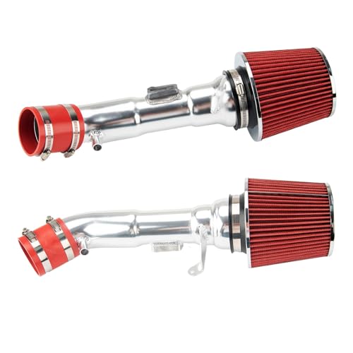 2008-2013 Infiniti G37 - KAX Cold Air Intake Kit System 2.75" - Nissan 370Z 2009-2020 V6 3.7L, High Performance, Red