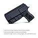 Gun Holster, Taurus TH9C Holster IWB Kydex Holster Custom Fit: Taurus TH9C Pistol - Inside Waistband Concealed Carry - Adj. Cant Retention - Cover Mag-Button - Holster Case Pouch (Black, Right)