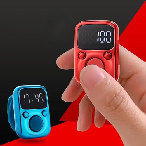 Image of 3203 Digital Finger Mala Jap Counter Ring with LED Display | Rechargeable Tasbih Tally Counter | Digital Counter for Mantra Jap, Zikr, Meditation & Dhikr | Counts Up to 99999