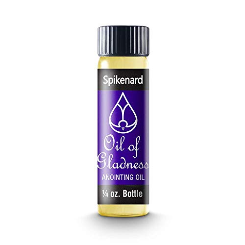 Oil of Gladness Spikenard Anointing Oil - Oil for Daily Prayer Ceremonies and Blessings 1/4 oz