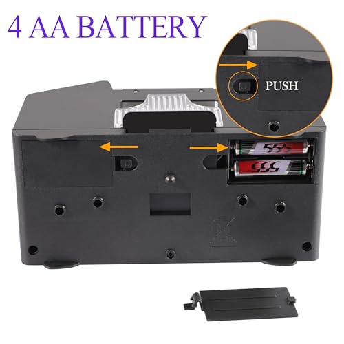FEIERYA Automatic Card Shuffler 4 Deck,Battery-Operated Electric UNO Poker Shuffler,Playing Card Shuffler for Home Card Game,Travel by FEIERYA - Image 8