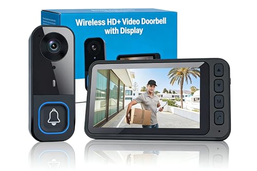 Video Türklingel mit Kamera, Drahtlose Funk-Türklingel mit...