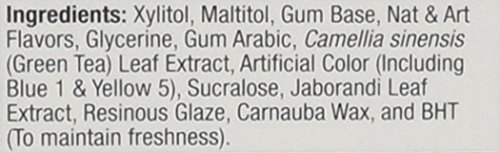 Mighteaflow Dry Mouth Gum W/Xylitol - Spearmint - Case Of 8 Packs (80 Pieces), Clinically Tested, Naturally Stimulates Own Saliva, Helps Reduce Bad Bacteria & Freshens Breath #TOP3