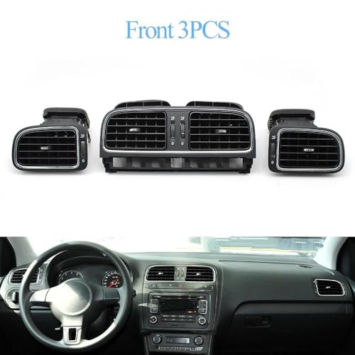 Grille ventilation d’air VW Polo ensemble sortie climatisation tableau bord avant 3PCS