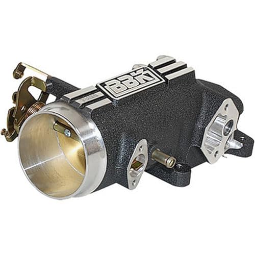 BBK Performance BBK 1780 78mm Throttle Intake - High Flow Power Plus Series for Ford Mustang GT 4.6L 2V - Charcoal Finish
