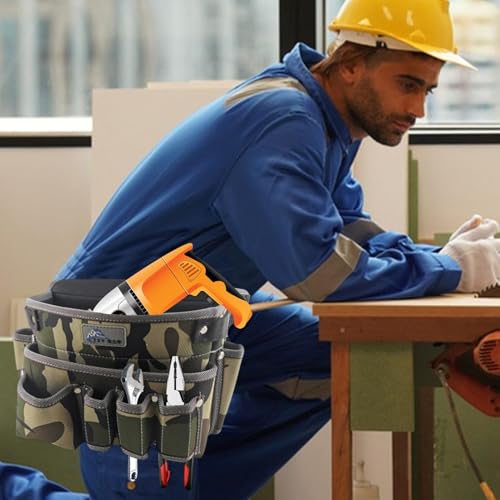 Sac à outils robuste d'électricien avec plusieurs poches et rangement résistant - 3