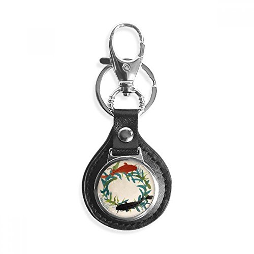 DIYthinker Uomo Anello Citando Word Fish Immagine