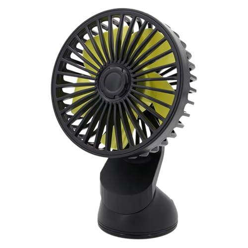 Ventilador portátil de mano ZYFSHA con ventosas y conexión USB para coche y hogar