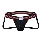 Bike Athletic Mesh Jockstrap | Breathable Mesh Pouch for Sweat Control | Durable Elastic Waistband for Superior Comfort and Fit | Iconic Since 1874 | Perfect for Athletics and Fashion Black