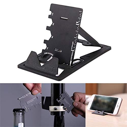 GUOHUI Protective Phone Cover Case Multi-Function Folding Stainless Steel Tool Card Bottle Opener Phone Holder