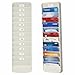 Japard Badge Rack Wall Mount 12 Card Holder to Keep Swipe Cards, Room VIP ID, Employee Proximity Badges, Lightweight Durable Plastic, Gray 12 Slots