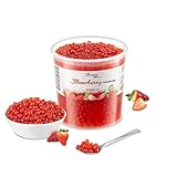 INSPIRE FOOD Bubble Tea Popping Boba Fresa 3.2 Kilogram | Prepara delicioso boba tea en casa | listo para usar sin necesidad de cocinar