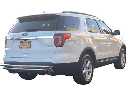 Vanguard Vgrbg-1031Ss Stainless Steel Double Layer Rear Bumper Guard | Compatible With 11-19 Ford Explorer #TOP2