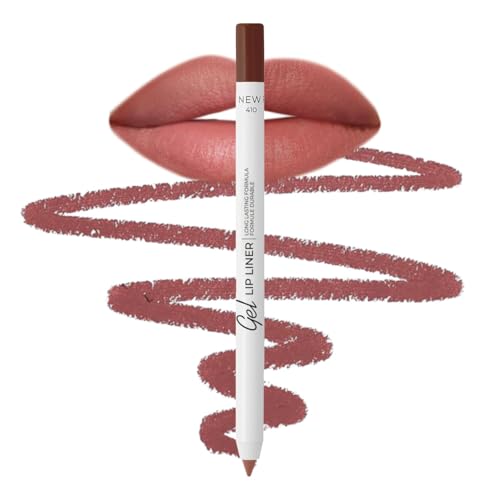 Lamel – Long Lasting- Gel Lip Liner 410-Pink Taupe|Cream|Easy-Glide Gel Texture|Super Long-Lasting|Sharpenable Precise Tip |Intense Pigment| 1.7Gm