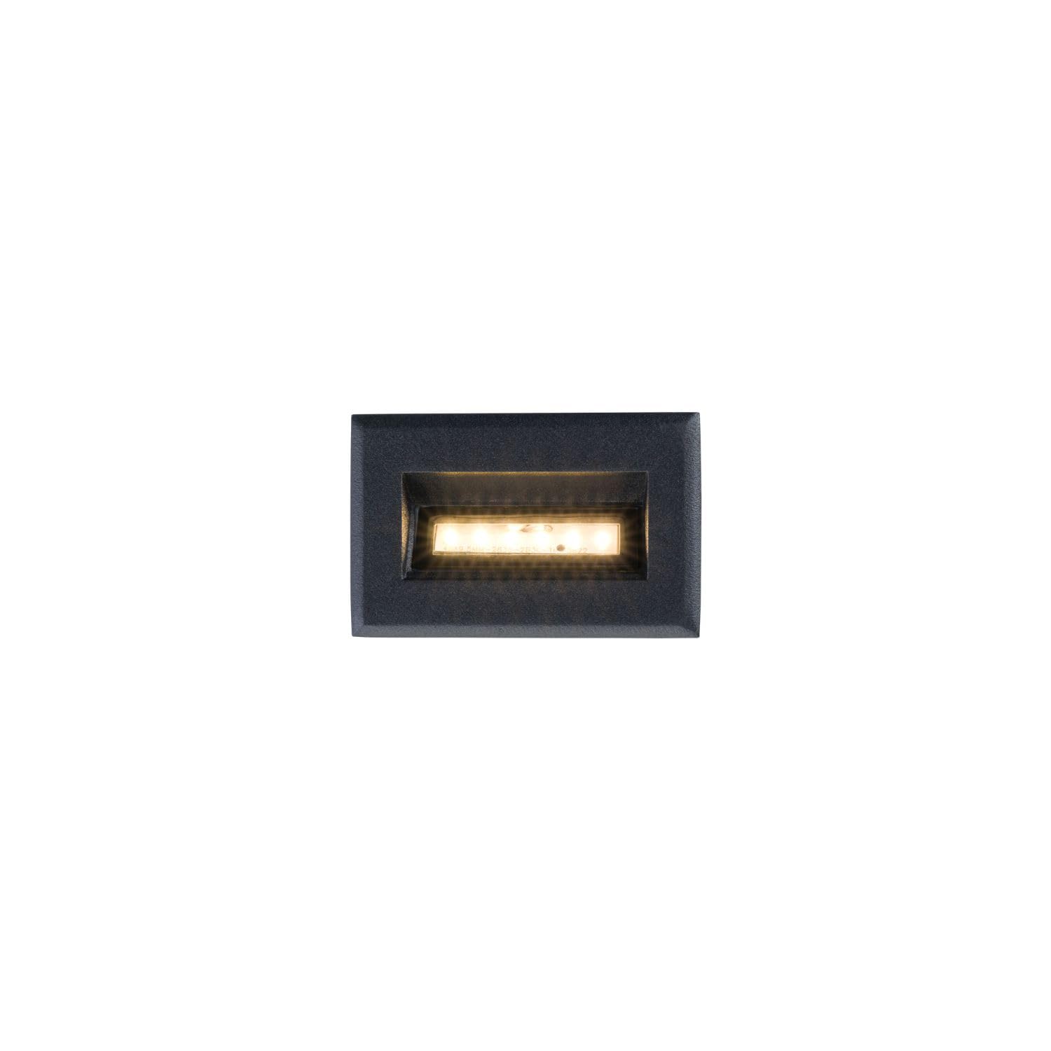 Licht-Erlebnisse LED Einbauspot Schwarz Aluminium IP65 Außen Eingang Garten 3000 K rund funktional B:8 cm Balkon Terrasse Einbauleuchte Modern
