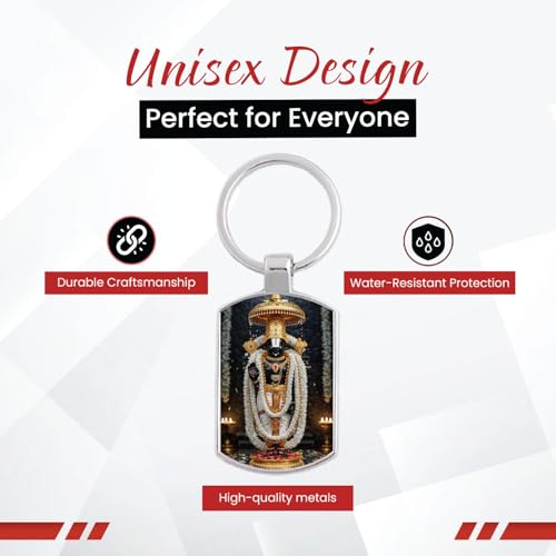 Image of Stylish Metal Keychains with Permanent Glossy Print - Inspirational Quotes & Spiritual Designs - Perfect Key chains for loved ones, Personal Use, Gifts & Return Gifts