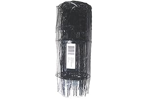 Black Garden Border Edging Folding Fence Roll 14 inches