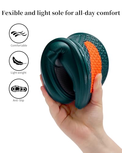 WALKFUN Non-slip Slides Sandals, Women & Men’s Shower Slippers, Pool Slides Quick Drying House Slippers Indoor Bathroom Shoes Beach Sandals for Summer3